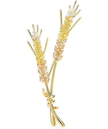 Pin Jewelry Gifts for Women Ladies Fashion Accessories Ladies Elegant Crystal Wheat Brooch Wheat Shape Party Banquet Brooch Brooches & Pins - Buy Online on GoSupps.com