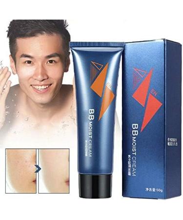 Men's Facial Concealer Moisturizing Oil-control BB Cream Can reduce Spots Cover Acne Marks Dark circles hide Pores reduce oil modify Skin Tone.50g - Buy Online on GoSupps.com