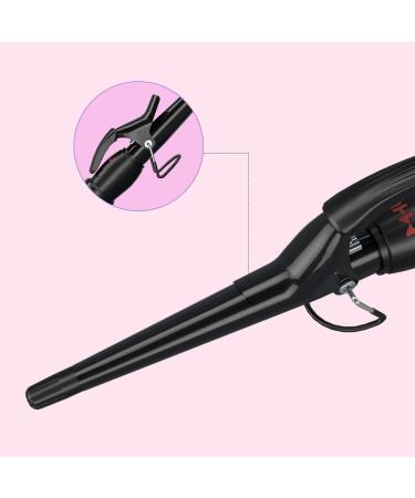 Buy Adjustable Ceramic Curling Iron Wand - Fast Heating Digital Display Auto Shut Off | International Shipping - Buy Online on GoSupps.com
