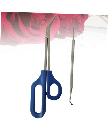 minkissy 2 Sets Manicure Kit Grooming Kit Everyday Dal Daily Life Best Drill Bits for Stainless Steel for a Friend Silver Color Long Handle Limas De U as Nail Nursing Kit Elder - Buy Online on GoSupps.com