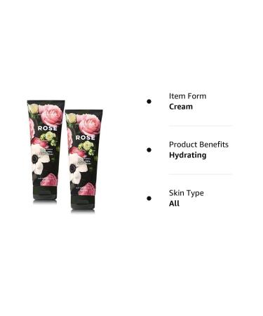 Bath and Body Works Rose Ultra Shea Body Cream 8 oz 2-Pack - 16 oz Total - Buy Online on GoSupps.com
