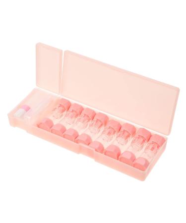8th colored contact lenses cosmetic container for eye lens containers for contact lenses container for lens contacts lens care holder travel pp case pink 21x7x2.5cm