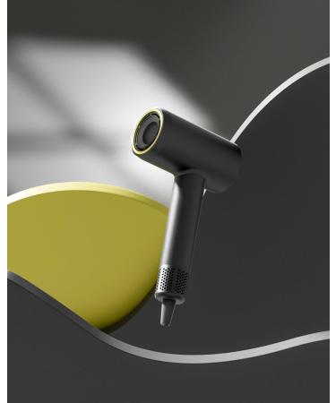 High Speed Travel Hair Dryer - 110 000 RPM Ionic Mini Blow Dryer | Lightweight 1400W Portable with Smoothing Nozzle - Buy Online on GoSupps.com