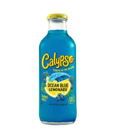 Calypso Lemonade Ocean Blue 12 20Oz. Bottles
