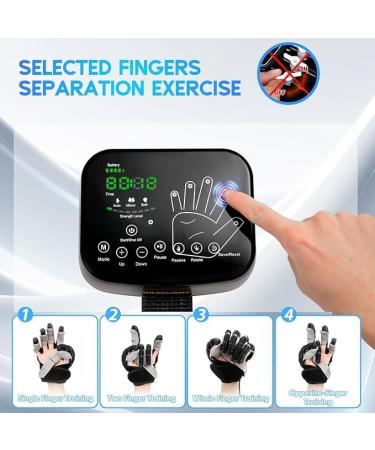 Rehabilitation Robot Gloves Stroke Recovery Equipment Left Right Hand Therapy Device for MS Arthritis XL-Right Hand - Buy Online on GoSupps.com