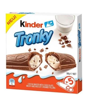 Buy Kinder Creamy & Crispy Chocolate Bons 89g | Kinder Tronky - International Shipping Available - Buy Online on GoSupps.com