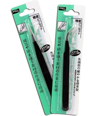 3 set Stainless Steel Women Nail Art Tweezers Clamping Tools Universal Simple Rhinestone Picker Picking Tweezer Manicure Accessory 3 Set Multicolour  - Buy Online on GoSupps.com