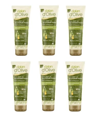 Hand and Body Cream Olive Oil Nourishing Normal to Dry Skin Men Women 2.54 fl oz or 75 mL (6)