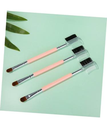 1 Double Ended Brow Brush Eyelash Brush Concealer professional cosmetics brush Double-headed Eyeshadow Brush eyelash comb Eyeshadow Makeup Brush Miss major applicator - Buy Online on GoSupps.com