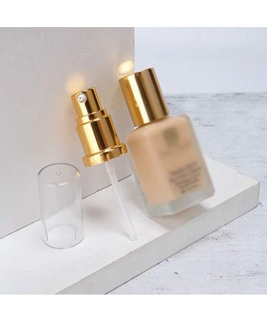 LUFOX 2PCS Foundation Pump for Estee Lauder Double Wear Foundation - Gold | Easy Dispensing and Mess-Free Application - Buy Online on GoSupps.com