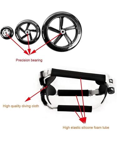 Dog Wheelchair for Hind Legs Lightweight Pet Exercise Wheels for Handicapped Dog Rehabilitation Cart 4 Wheels Adjustable Assisted Walk Car Easy Assemble for Weight 2-5.5Pounds XX - Small - Buy Online on GoSupps.com