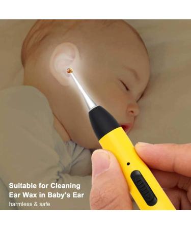 Ear Cleaner Earpicks Ear Wax Removal Tools LED Light Flashlight Earpick Ear Spoon Tweezers Ear Care Ear Cleaning Tool with Case (Color : 01) - Buy Online on GoSupps.com