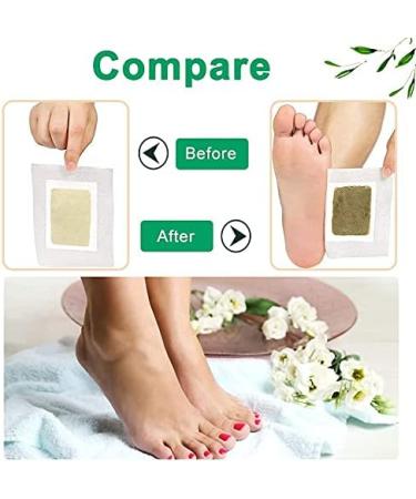 Detox Foot Pads 20pcs - Ginger Detox Plaster for Blood Circulation Tiredness Relief & Sleep Improvement - Buy Online on GoSupps.com