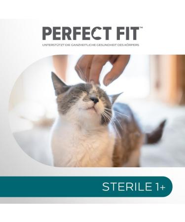 Perfect Fit Sterile Adult Dry Cat Food - Chicken for Sterilized Cats 1 Year+ 2.8 kg (3 Bags) & 8.4 kg (1 Pack) - International Shipping Available - Buy Online on GoSupps.com