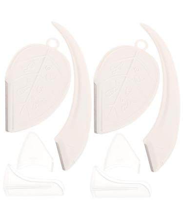 Frcolor 4 pieces of eyebrow razor razor for women facial hair removal for women Face hairs AB eyebrows trim eyebrow scissors