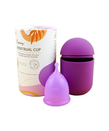 UltraComfort Menstrual Cup with Stirilizer -Super Soft Flexible and Sensitively Designed for 12-Hour Comfort - Your Ultimate Tampon and Pad Alternative (L) Large