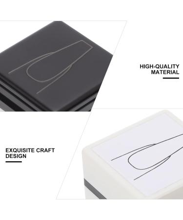 Nail Practice Stamp Nail Dyhadrator Manicurist Manicure Practice Stamper Nail Practice Tool Silicone Nail Stamper Nail Tools Manicure Art Practice Stamper Manicure Supply Seal Mold White - Buy Online on GoSupps.com