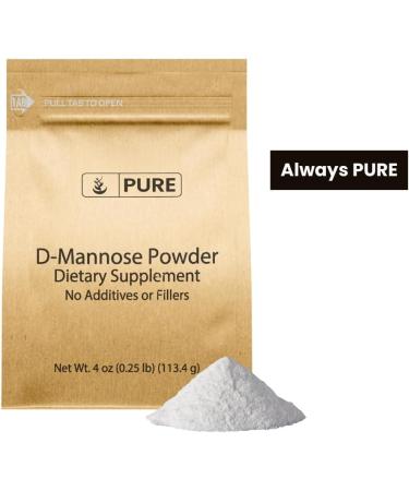 Pure Original Ingredients D-Mannose 4oz - Non-GMO Dietary Supplement | Lab-Verified for Optimal Health - Buy Online on GoSupps.com