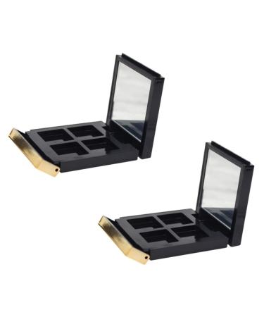NOLITOY 2pcs Eye Shadow Box Highlighter Eyeshadow Lipstick Case DIY Cosmetic Case Phnom Penh Travel Make up