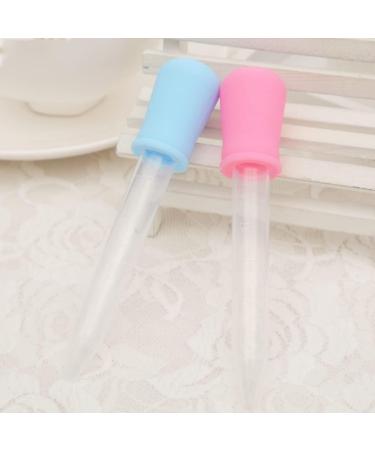 2pcs Baby Medicine Feeder Medicine Dropper Feeder Newborn Liquid Dropper Silicone 5ml Pipette Medicine Dispensers (Blue+Pink) Baby products - Buy Online on GoSupps.com