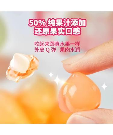 White Peach Grape Litchi Sugar Soft Candy Sweets 50% Fruit Juice Content Toffee Peeling Soft Fruit Fudge 75g/bag healthy and Nutritious Fruit Desserts casual Snacks Chinese Food (Mixed Flavors 3bag) Mixed Flavors 3bag - Buy Online on GoSupps.com