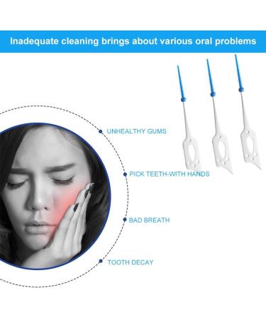 70 Premium Interdental Brushes - Silicone Tooth Cleaner Sticks for Optimal Oral Health | Ideal for Interdental Spaces | International Shipping Available - Buy Online on GoSupps.com