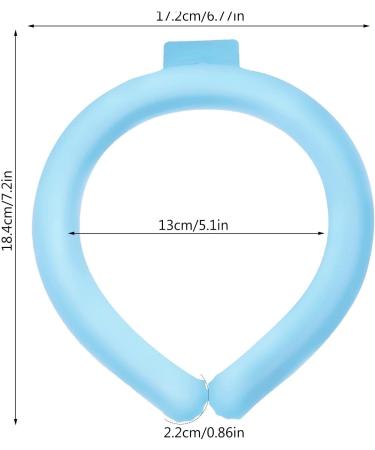 Cool Neck Wraps - Wearable Cooling Neck Tube for Summer Heat - Cooling Neck Wraps for Summer Heat Outdoor Hot Flashes Fever Relief Znet-au - Buy Online on GoSupps.com
