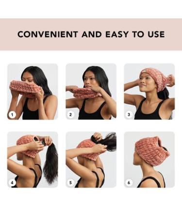 Kitsch Extra Wide Spa Headband for Face Washing & Skincare - Dusty Rose | Soft Makeup & Hair Band for Women - Buy Online on GoSupps.com