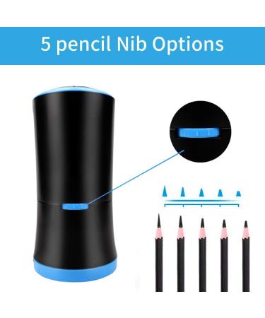 AFMAT Artist Pencil Sharpener  Charcoal Pencil Sharpener  Long Point Pencil Sharpener  Art Pencil Sharpener for 6-9.6mm Large Pencils  Rechargeable Pencil Sharpeners for Art Pencils-Blue - Buy Online on GoSupps.com