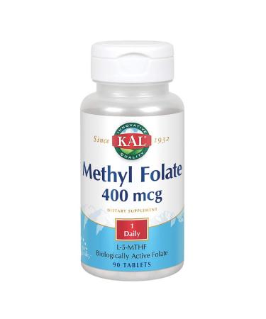 KAL Methyl Folate 400 mcg 90 Tablets