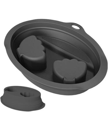 Bol Ongles pour Trempage | Bassin De Manucure Pour Les Mains | Bol de Trempage en Silicone pour D capage de Ongles pour Femmes et Filles Maison Voyage Spa Salon Gris - Buy Online on GoSupps.com