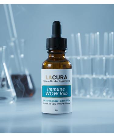 LaCura Kids Immune Wow Rub Gentle Essential Oil Blend for Daily Immune Support (30ml) - Buy Online on GoSupps.com