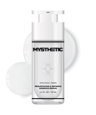 MYSTHETIC Microneedling Serum with Salmon DNA PDRN Shots - Resurfacing Essence with Collagen EGF & CICA for Korean Glass Skin Pore Minimizing Wrinkles & Fine Lines 1.1 FL. OZ. / 33 mL