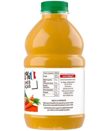  Epicerie sal e LIEBIG - 5 Vegetable Velout (Carrots Leeks Onions) 75cl - Pack of 4 - Sold as a Pack - Buy Online on GoSupps.com