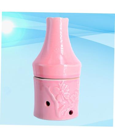 Minkissy Porcelain Moxa Etui Premium Ceramic Facial Massage Tool & Moxa Pot for Relaxation | Pink Moxibuspot Device - Buy Online on GoSupps.com