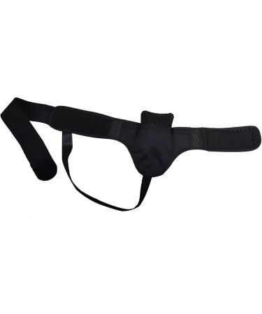 ZWEBY Hernia Belt for Men | Inguinal Hernia Support Truss with Removable Compression Pads - Left & Right Side Hip Belt - Buy Online on GoSupps.com