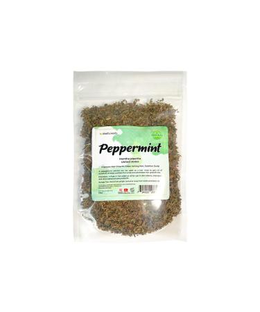 Well's Herb Dried Peppermint| 1.3 oz. | 100% Natural | Perfect for Herbal-Infused Hair Oil | For Hair & Skin Oil DIY | Peppermint Herb.