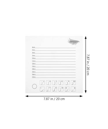 Buy Eyelash Display Board - Grafting & Storage Trays for Beauty Salons | False Eyelash Holder & Extension Tools - International Shipping - Buy Online on GoSupps.com