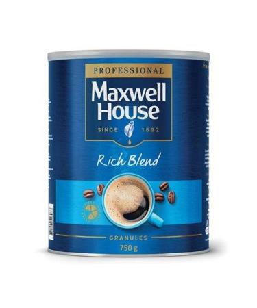 Maxwell House Caf instantan Granules M lange riche en tain 750 g R f A03126 165348