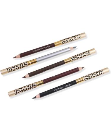 TOVINANNA 4 Pcs Long Lasting Eyebrow Pencils Double Ended Pencil Dark Wooden Eyebrow Chalk Women's Water Proof - Buy Online on GoSupps.com