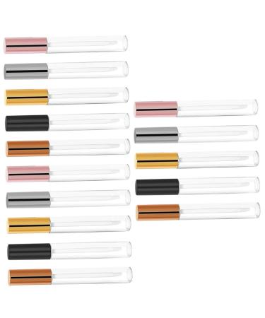 Sewroro Lot de 30 Tubes de Gloss L vres Vides 10 Ml Flacons Compacts Multicolores Bouchons Anti-Fuites pour Voyages et Cosm tiques