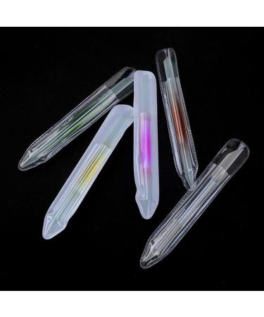 Glass Cuticle Pusher Manicure Stick Nail Cuticle Remover Tools Rosy Brushes - Buy Online on GoSupps.com