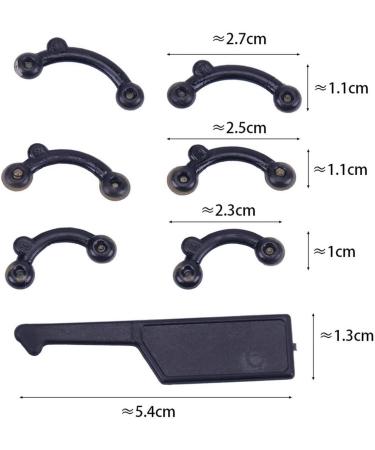 Buy VANANA 6 Pairs Nose Lifting Shaper Inserts - Soft Silicone No Pain Nose Up Corrector Tool (Black & White) - Comfortable & Easy to Use - International Shipping Available - Buy Online on GoSupps.com