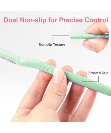 10 PCS Eyebrow Razor Dermaplaning Blades for Face - Women's Face Razors for Peach Fuzz & Facial Hair Removal - Multicolor - Buy Online on GoSupps.com