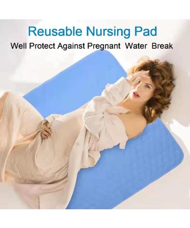 2PCS Reusable Underpads Large 34 x 36 - Cooling Waterproof Bed Pads for Incontinence - Washable & Absorbent for Adults, Kids, Dogs - Buy Online on GoSupps.com