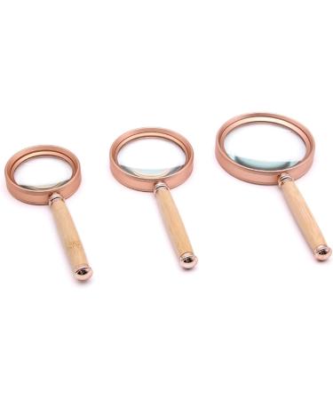 Vintage Reading MagnifierHandheld Magnifiers Aluminum Alloy Frame 20X/15X/10X Jewelry Magnifier for Precision Instrument Repair (15x) - Buy Online on GoSupps.com