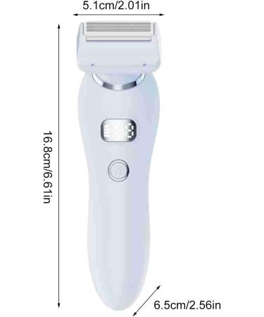 Hair removal for women bikini trimmer Safe Shaver and Trimmer for Women 2in1 Electric Leg Hair Trimmer for Women for Eyebrows Arms Lips and Face Blue - Buy Online on GoSupps.com