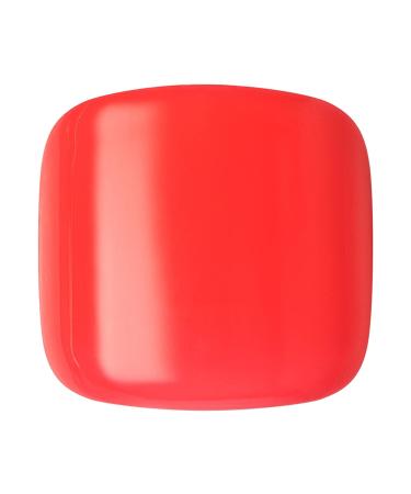 KISS imPRESS Fruity Candy Deep Red Pedicure Fake Toenails Kit | Square Shaped Press-On Nails with Prep Pad, Mini Nail File, Cuticle Stick | 24 Fake Nails - Buy Online on GoSupps.com