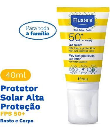 Mustela Very High Protection SPF 50+ Sun Lotion for The Face 40 ml - Buy Online on GoSupps.com