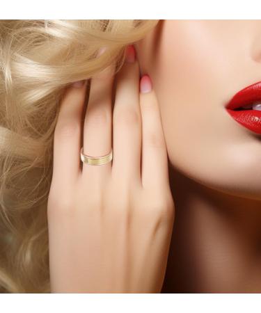 Shop Elegant Copper Rings for Women | Pure Two-Tone Gold Magnetic Adjustable Jewelry - Buy Online on GoSupps.com